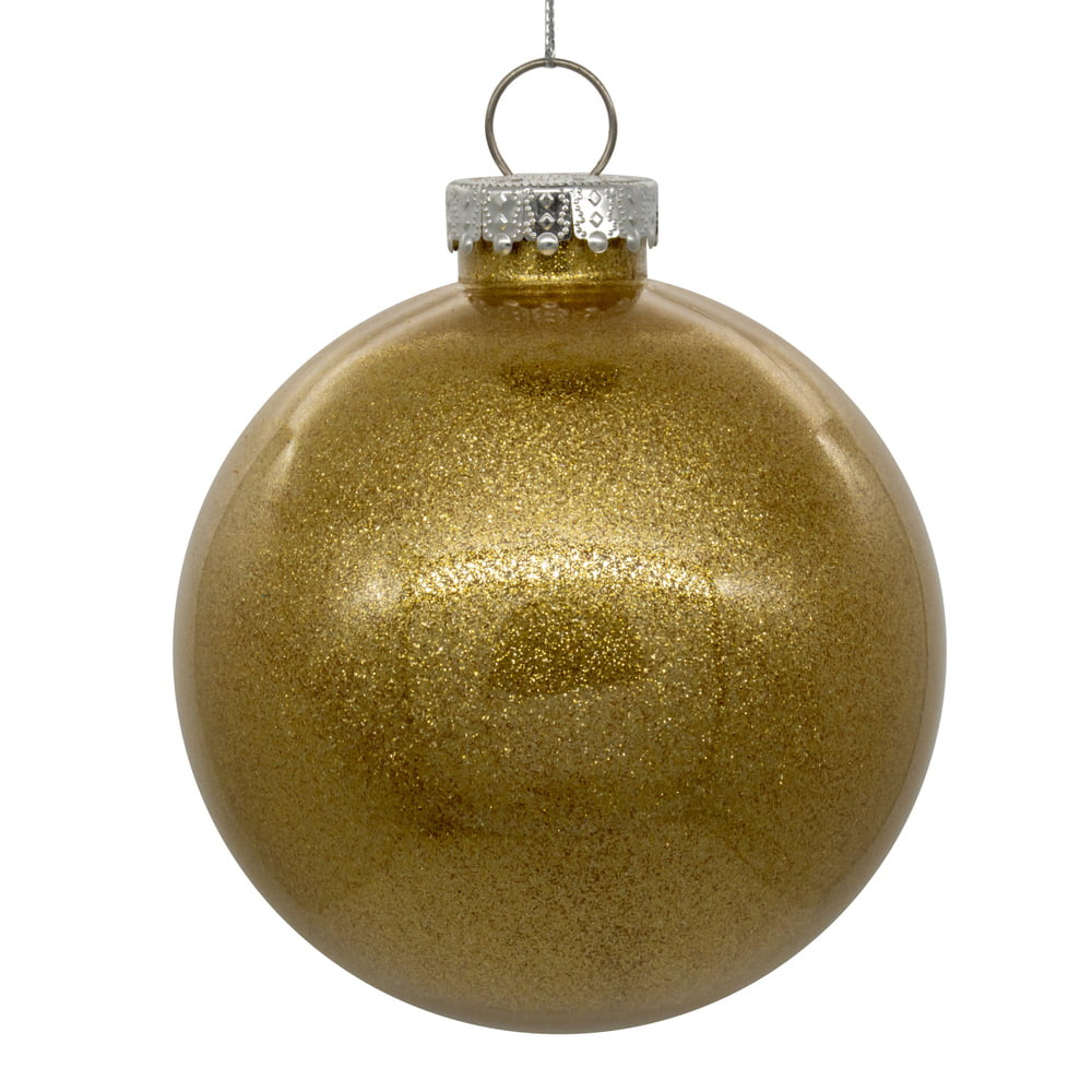 3 Gold 6 Inch Glitter Bird Christmas Shatter Resistant Ornament Decoration 