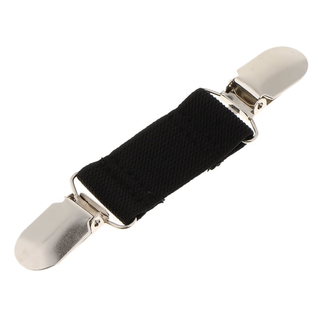 Cárdigan suéter Clips Correas Blusa Camisa Cuello clip negro Sunnimix
