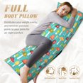 thumbnail image 7 of Vsdgher Mushrooms Body Pillow Cover, Pillowcases with Hidden Zipper Breathable Long Pillow Case (Pillows are not included,20x54 inch), 7 of 7