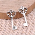 thumbnail image 2 of HOOUN Multicolour 280 Pcs Tibetan Silver Key Charms Pendant 21X10MM Diy Making B15972-Bronze Plated, 2 of 6