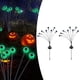 thumbnail image 5 of 2 piezas de luces solares con forma de globo ocular para decoración de Halloween para jardín paisajístico y césped Púrpura, 5 of 8