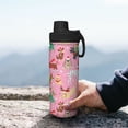 thumbnail image 7 of KLL Different Dogs Christmas Pattern 18oz Insulated Water Bottle, Stainless Steel Sports Water Cup Flask with Spout and Handle Lid for Sports Travel Car& School, 7 of 7