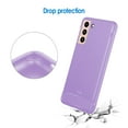thumbnail image 5 of JETech Slim Fit Case Compatible with Samsung Galaxy S21 5G 6.2-Inch, Thin Phone Cover with Shock-Absorption and Carbon Fiber Design (Light Purple), 5 of 7