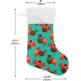 thumbnail image 2 of GZHJMY Christmas Stocking, Personalized Thanksgiving Large Candy Stocking, 1 PCS Hanging Gift Xmas Stocking Decoration for Family Holiday Party Ornaments Decor Fireplace, 2 of 7
