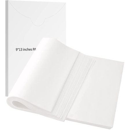 

200 Pcs Parchment Paper Baking Sheets Non-Stick Precut Baking Parchment Suitable for Baking Grilling Air Fryer Steaming Bread Cup Cake Cookie and More