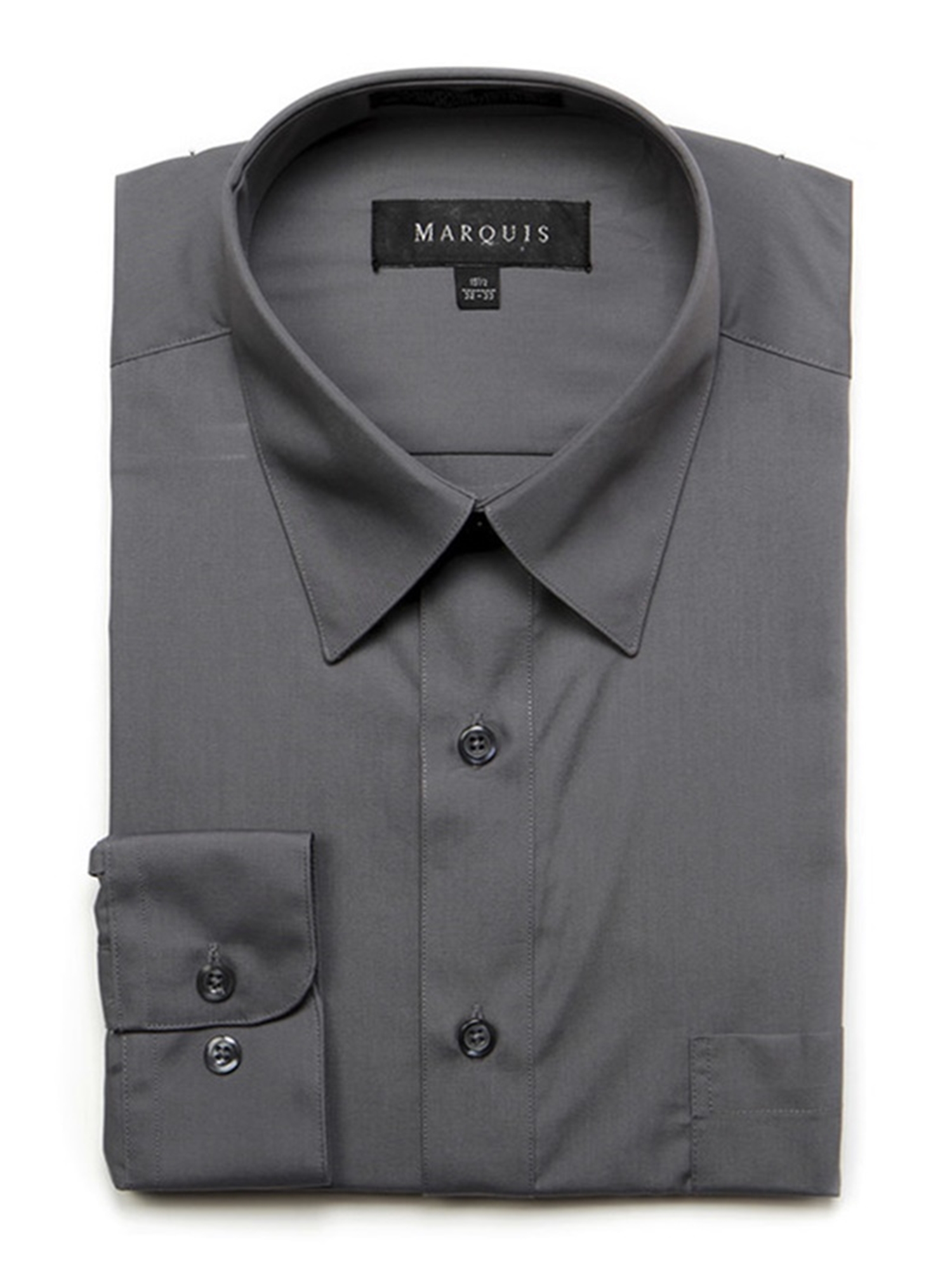 Marquis Men/'s Long Sleeve Regular Fit Dress Shirt