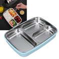 thumbnail image 4 of Lunch Boxes, 304 Stainless Steel Bento Lunch Box 3 Grids Leakproof Thermal Insulation Bento Lunch Box, 4 of 8