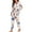 Beige and Blue - Snowflake, variant on Candy Bowknot Print Women's 2 Piece Pajama Sets Long Sleeve Top and Long Pajama Pants Christmas Lounge Sets Comfy Round Neck Loungewear Nightwear, 2XL