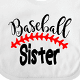 thumbnail image 4 of Inktastic Baseball Sister Boys or Girls Baby Bib, 4 of 4