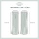 thumbnail image 5 of Curtains Kochi Linen Blend Light Filtering Grommet Top Curtain Panel Pair, 54x84, Black Pearl, 2 Count, 5 of 12