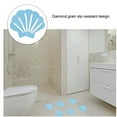 thumbnail image 6 of Ngheia Peva Rubber Shell Bathroom Anti-Slip Stickers Bathtub Bath Anti-Slip Stickers, 12Pcs Non Slip Bathtub Stickers Sea Shape Shower Stickers for Beach Bathroom Decorations, Shell Stickers*12 Pieces, 6 of 8