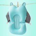thumbnail image 2 of Cojín de baño para bebé, asiento de baño infantil, inserto suave para bañera con hebilla ajustable flotante, 2 of 4
