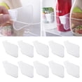 thumbnail image 2 of Hioecau Refrigerator Side Door Divider Transparent Design Easy Snap-On Installation PP Plastic Adjustable Partition Flexible Storage Organizer, 2 of 8