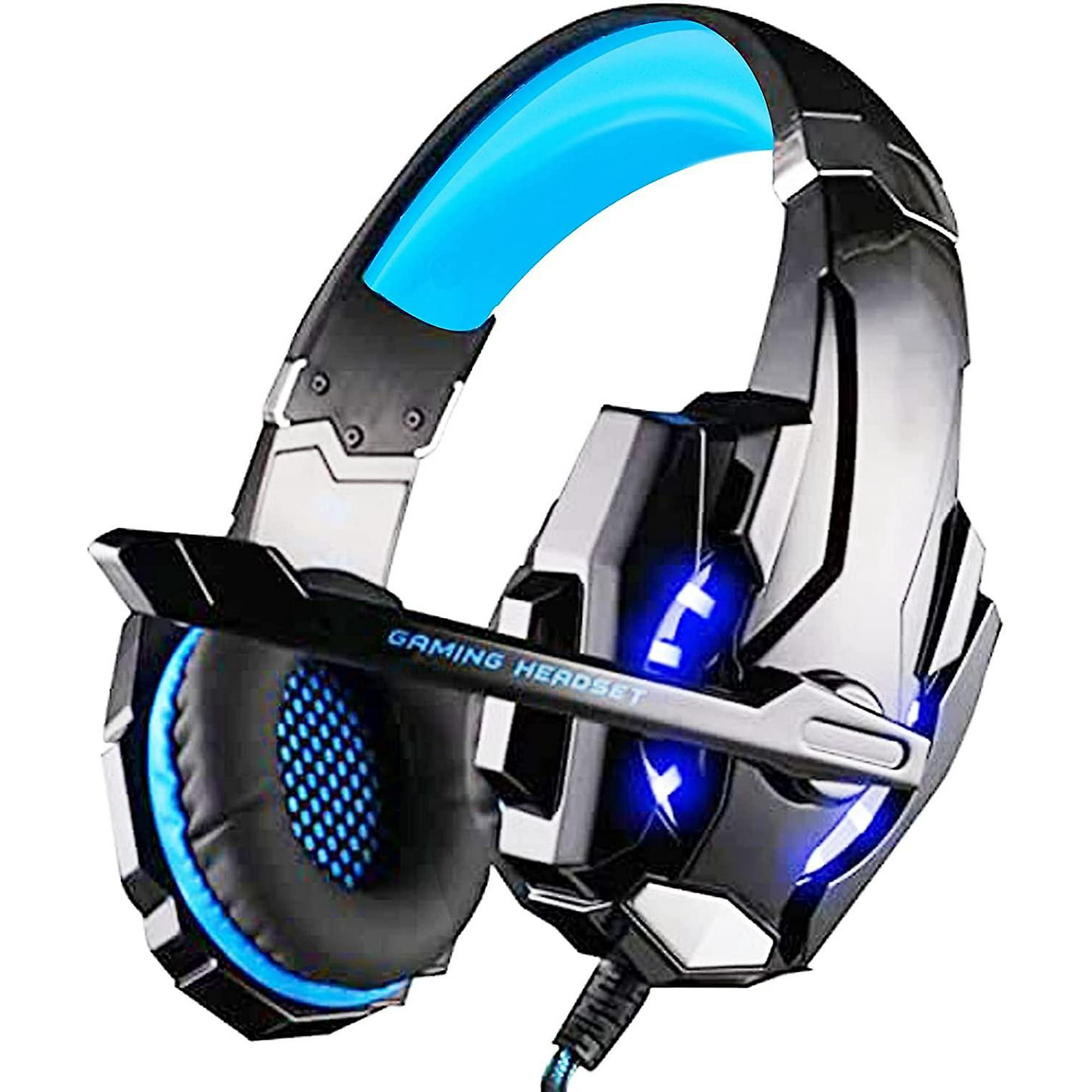Gaming Headset For Ps4 Xbox One Headset With Stereo Surround Sound ps4 Gaming Headset With Mic Led Light Noise Cancelling Gaming Headphones With Mic Walmart