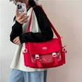 thumbnail image 6 of Harajuku Style Student Messenger Bag Japanese Otaku Style Crossbody Bag Campus Class Casual Large Capacity Shoulder Bag, 6 of 6