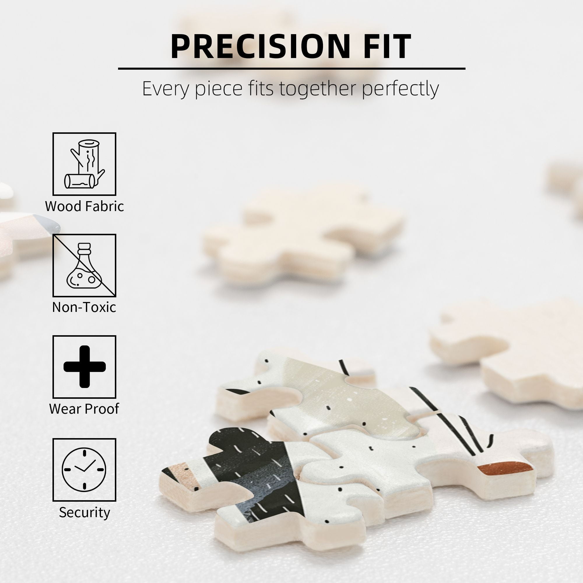 1000 pcs Lovely Sleeping Cat Wooden Puzzles 1000 Piece,Unique and Beautiful Design,Enchanting Animal Stress relieving puzzle 1000 Piece,Gift for Cat Enthusiast,Creative Activity Hobbies for Adults