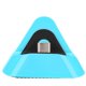 thumbnail image 1 of BRILLAR Cargador inferior de metal con base de carga triangular portátil tipo C para Switch / Lite Host (azul verde), 1 of 10