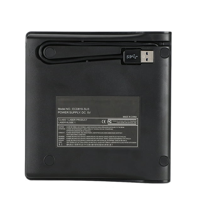 External Dvd Drive, External Dvd Burner USB 3.0 Port Widely Compatible for Laptop Black