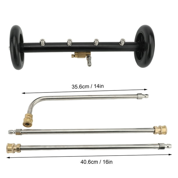 2 in 1 Undercarriage Pressure Washer Cleaner, Underbody Car