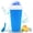 Blue, variant on Magic Slushy Maker Squeeze Cup Slushie Maker, Homemade Milk Shake Maker Cooling Cup Squee DIY it for Everyone (Blue)