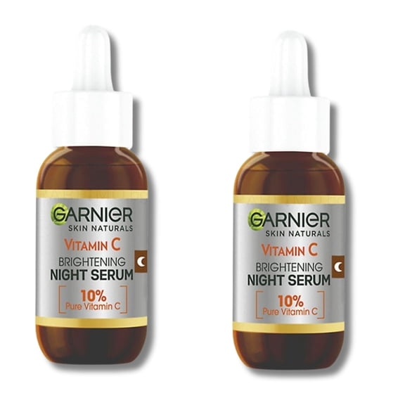 Garnier Skin Naturals Vitamin C Garnier Vitamin C Anti-Dark Spots & Brightening Night Serum 30 ml 2 Pack