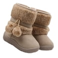 thumbnail image 2 of BRIGHTFUFU 1 par de bonitas botas de nieve para bebé, zapatos de bebé de fondo suave para bebé, invierno, prewalker, 2 of 8