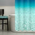 thumbnail image 5 of Ocean Blue PEVA Shower Curtain, 70" x 72", Zenna Home Escape Photoreal Sea and Sky Design, 5 of 5