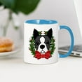 thumbnail image 3 of CafePress - Boston Terrier Christmas Mugs - 11 oz Ceramic Mug - Novelty Coffee Tea Cup, 3 of 4