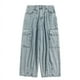 thumbnail image 3 of Pantalones vaqueros holgados de gran tamaño para hombre, ropa de calle de estilo coreano, Harajuku y Hip Hop, color negro, 3 of 5