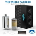 thumbnail image 6 of ALL METAL Shower  Filter with KDF 55 and Vitamin C E&A for Hard Water, High Pressure    to  Chlorine and Heavy Metals, 6 of 7