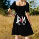 thumbnail image 5 of Vestido de manga corta para amantes de los perros, elegante vestido de mujer para boda, vestidos de fiesta para mujer, 5 of 7