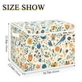 thumbnail image 5 of Yayeee Collapsible Cube Storage Bin with Lid Fabric Closet Decorative Basket with Handles, Cute Animals, 5 of 7