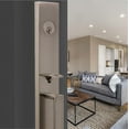 thumbnail image 3 of Weslock 02890-N4NSL2D Xanthis Deadbolt Keyed One Side Handle Set with Mesa Knob, Satin Nickel, 3 of 6