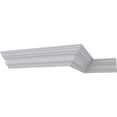 thumbnail image 6 of 4 3/4"H x 4 3/4"P x 6 3/4"F x 94 1/2"L Tristan Traditional Crown Moulding, 6 of 14