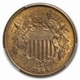 thumbnail image 2 of 1864 Two Cent Piece MS-63 PCGS (Red/Brown, Large Motto), 2 of 3