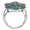 thumbnail image 4 of Art Deco 925 Sterling Silver 2.63 Ctw Neon Apatite Women Love Engagement Ring, 4 of 8