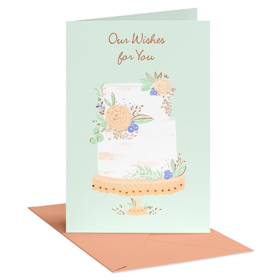 American Greetings Wedding Card for Bride and Groom from Us (Our Wishes for You)