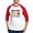 Red/White, variant on CafePress - Canadian Provinces Baseball Jersey - Cotton Baseball Jersey, 3/4 Raglan Sleeve Shirt