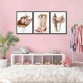 thumbnail image 3 of Hieng Western Cowgirl Canvas Wall Hieng Retro Western Flower Boots Hats Wall Decoration Pictures Girls Room Paintings Hiengwork Preppy Prints for Living Room Bedroom Dorm Decor, 3 of 6