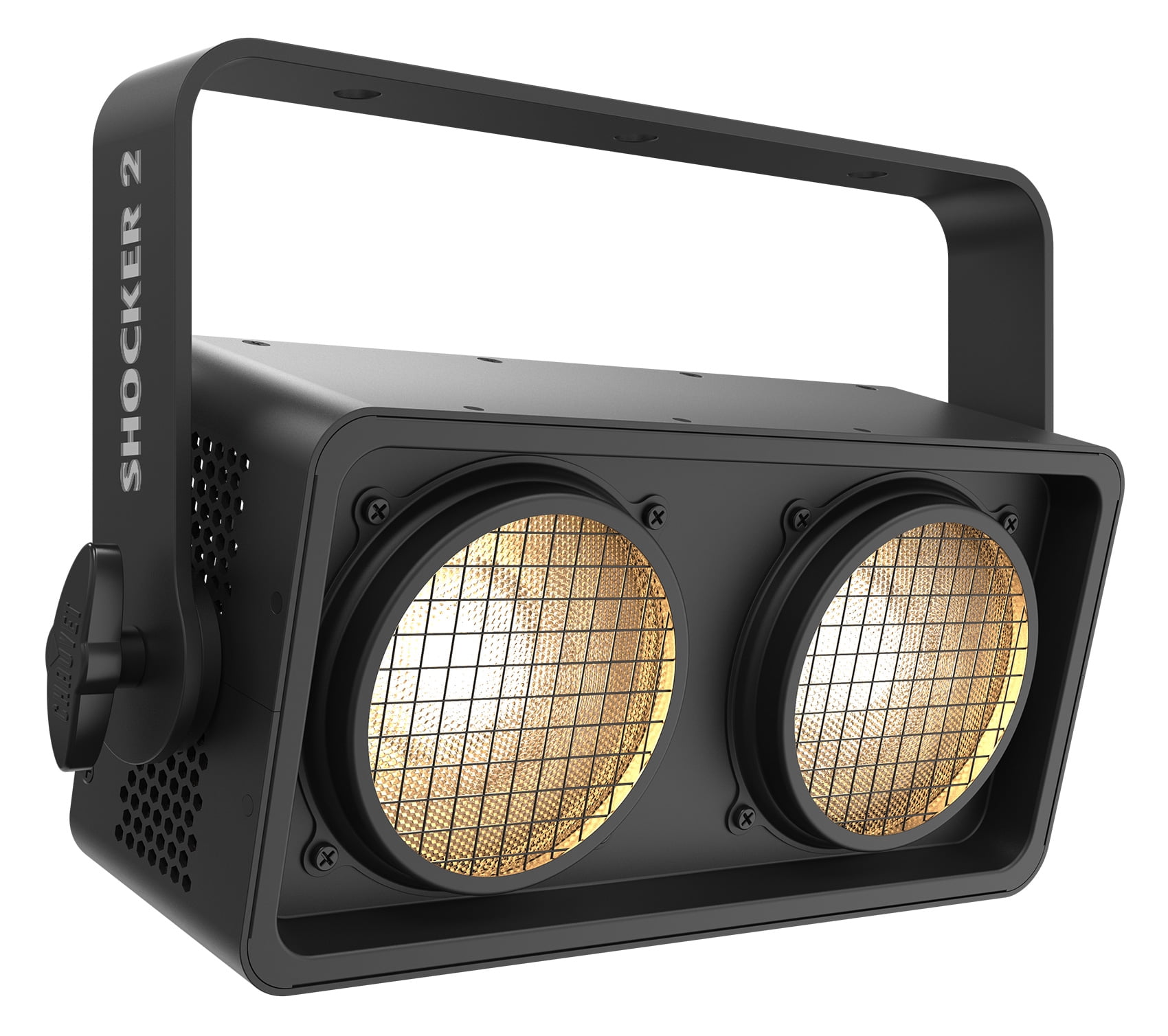 2 Chauvet Shocker 2 Dual Zone Dance Floor DMX COB LED Blinder Stage Lights+Hazer