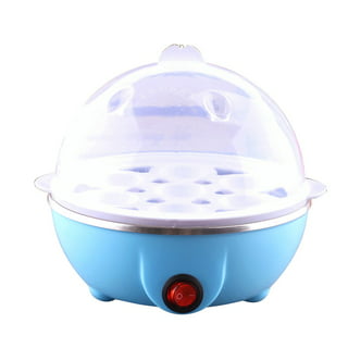Chefman Electric Double Decker Rapid Egg Cooker, Quickly Makes 12 Eggs,  BPA-Free, Midnight Blue 