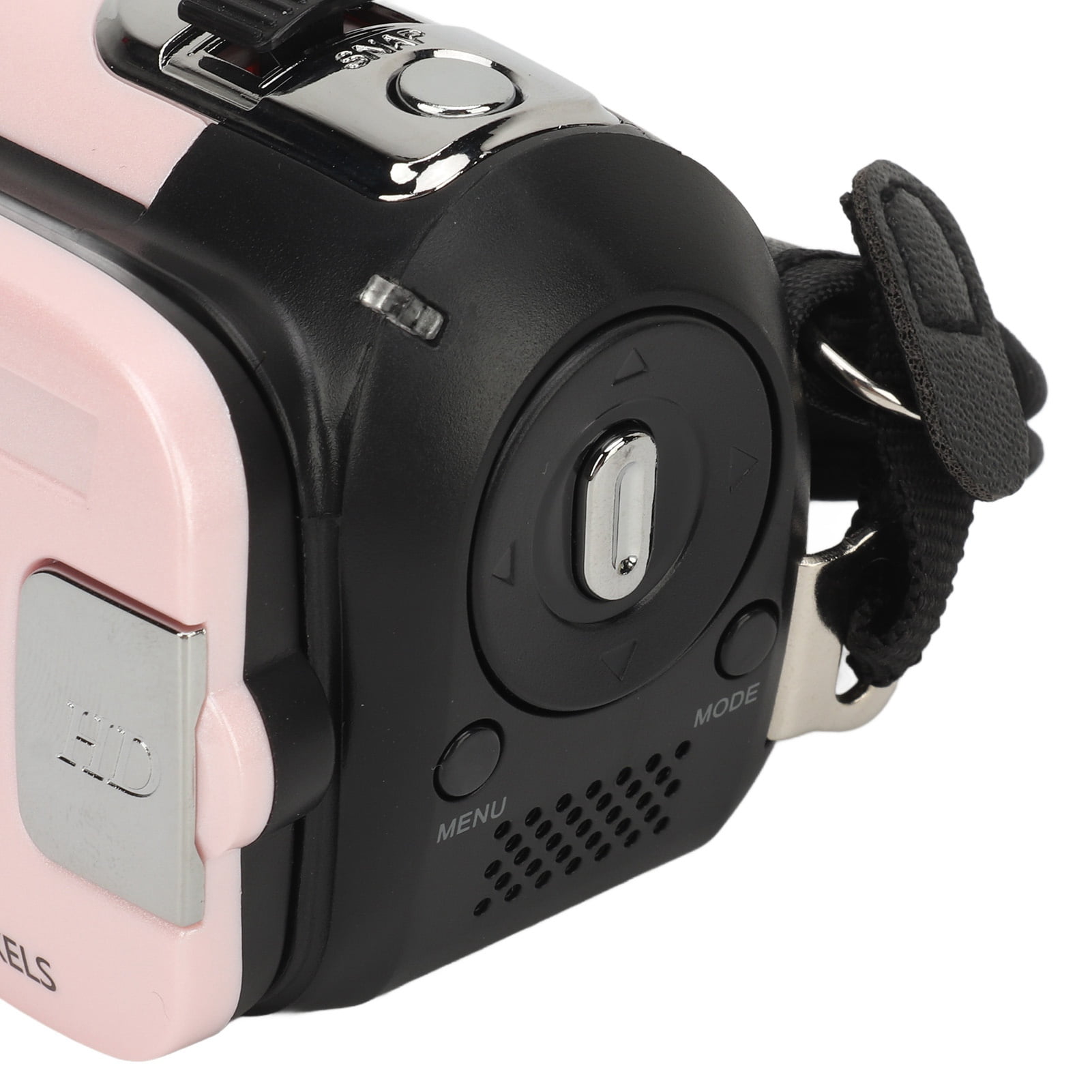 Digital Camera,Digital Camera 2.4 Inch Rotatable Screen Camcorder 16X Zoom HD Video Recorder with Fill Light, Anti Shake,Portable Video Recorder for Boys Girls D90 1080P 16MP (Pink)