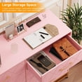 thumbnail image 3 of TROPOW 8 Drawer Wood Dresser for Bedroom, Wooden Dressers with Gold Handle, Modern Chest of Drawers, Wood Closet Clothes Storage Organizer for Living Room, Hallway, 3 of 8