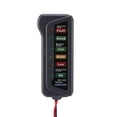 thumbnail image 4 of Probador Del Alternador De La Batería Led Digital De La Motocicleta Del Coche De 12V - Condición De La Batería De Prueba Yuarrent VI006226-00, 4 of 5
