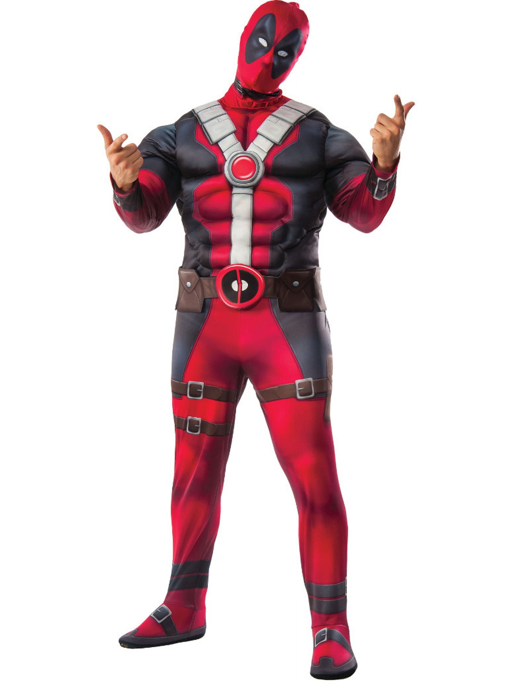 Deadpool Deluxe Costume - Walmart Business Supplies, image size:1800x2400