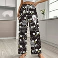 thumbnail image 2 of Badtz Maru Womens Comfy Pajama PJ Pants Lounge Pants Sleepwear Drawstring PJ Bottoms Pants, 2 of 7