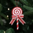 thumbnail image 4 of TERGAYEE Christmas Decoration Supplies Red White And Green Candy Pendants Soft Pottery Imitation Sticks Candy Pendants Holiday Decor, 4 of 6