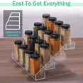thumbnail image 3 of Uxcell Acrylic Spice Rack Tray, 4 Tier Spice Drawer Organizer Shelf Seasoning Organizer for Kitchen Countertop Cabinet, 3 of 6