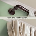 thumbnail image 6 of Rod Desyne 1 inch Industrial Pipe Style Blackout Curtain Rod 28-48 inch - Bronze, 6 of 6