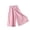 Pink, variant on Asxite Toddler Girls Pants Bow Print Cropped Culottes Elastic Waist Summer Casual Loose Breathable Sweatpants 2-16Y